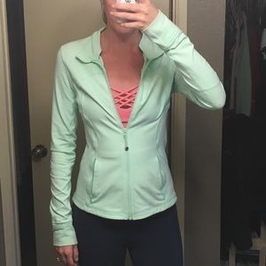 Lululemon seafoam zip up jacket